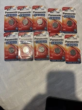 10 Pcs Panasonic CR2025 2025 3V Lithium Coin Battery fits Key Fob, Exp-2032