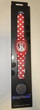 NEW 2026 Disney Parks Magic Band plus Minnie Mouse RED White Polka Dots Unlinked