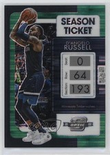 D'Angelo Russell Prizm 2021 Green Pulsar Prizm /25 #76