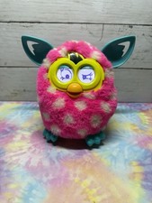 Hasbro Furby Boom 2012 rosa, blanco y verde azulado funciona probado