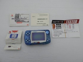 AS IS-WonderSwan Color Console (WSC-001 / Crystal Blue) WonderSwan 9000024904637