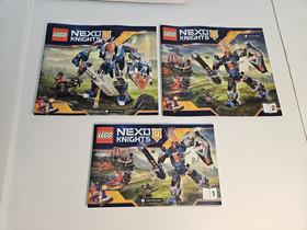 LEGO NEXO KNIGHTS: The Black Knight Mech (70326) & The King's Mech (70327) Lot