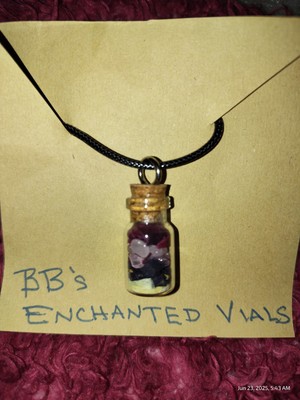 Spell Jar Adjustable Necklace Made With Intention To Attract Attention