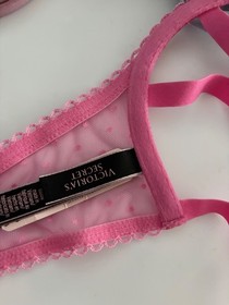 Victoria's Secret Bra Very Sexy Open Strappy Bow Unlined Balconet Balconette Nwt