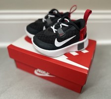 Nike Air Max 90 LTR BT TODDLER 5C Black Red DA3267-008 Slip on Kids Great