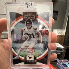 Panini 2025 Honors Jayden Higgins Houston Texans Rookie Auto Prizm #42 /35