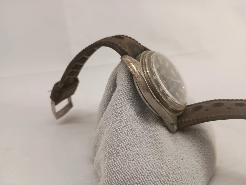 Reloj de Buceo Lucerna 17 Joyas De Colección Raro Piruleta Segundero Luminoso FUNCIONA Foto 4 de 4