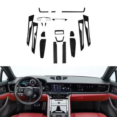 For 2024-2026 Porsche Panamera 976 DRY Carbon Full Interior Cover
