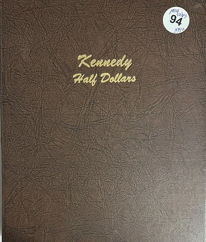 Complete Kennedy Half Dollar Set of 104 Coins 1964-2019 in DANSCO ALBUM      #94