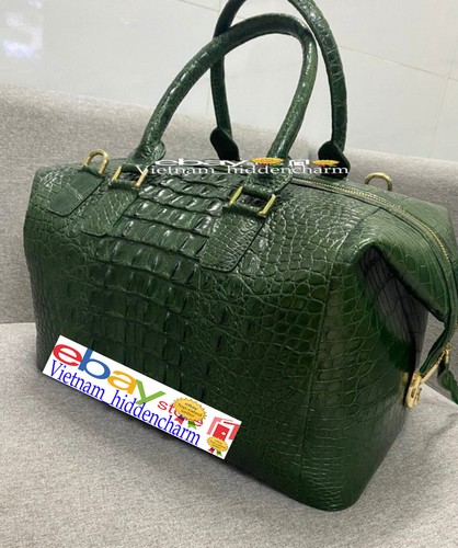 Luxury Crocodile Leather Travel Bag 