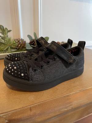 GIRLS SKECHERS Twinkle Toes Black Light 