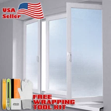 *48"x108" Frosted Film Glass Home Bathroom Window Security Privacy Sticker #01