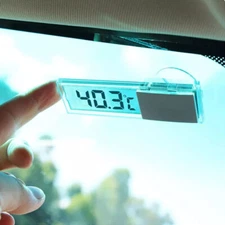 Car Accessory Auto interior LCD Digital Display Meter Thermometer Suction Cup