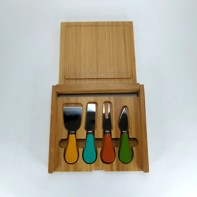 Carnaval Folding Cutting Board & Cheese Tools Legacy Collection by Picnic Time