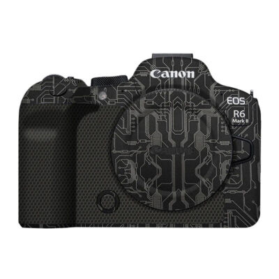 For Canon R6 Mark ii Skin Protective Sticker Wrap Skin Wave Gold White Aluminum