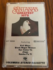 Santana 1974 Greatest Hits cassette tape