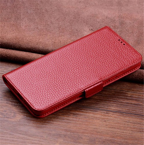 Echt Leder Klapphülle Magnet Ständer Wallet Case Kartenfächer Tasche für SAMSUNG - Bild 12 von 26