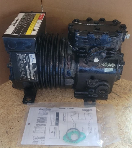 New Copeland KAKA-010A-TAC-800 Medium Temperature Semi-Hermetic Compressor