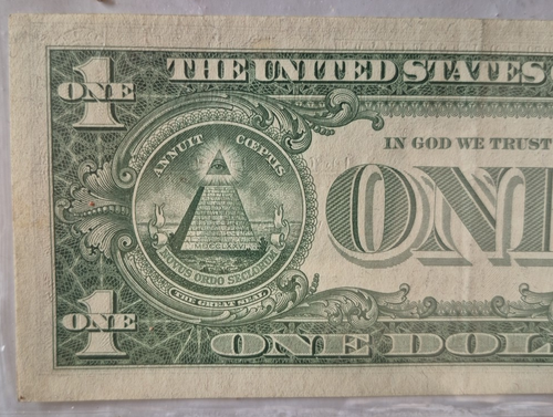 1957 $1 Silver Certificate Blue Seal One Dollar Star Note UNC - Picture 5 of 6