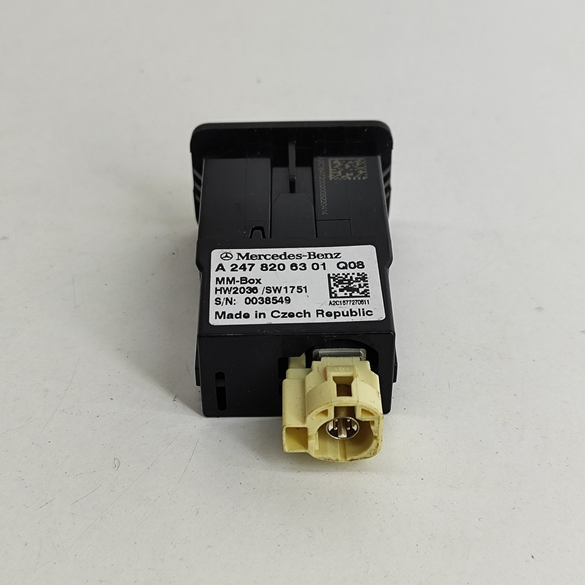 MERCEDES-BENZ EQB X243 Type C Port USB Connection A2478206301 2022  
