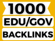 1000+ high authority website seo .EDU and .GOV backlinks