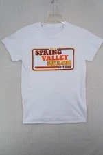 Spring Valley Beach Alabama Shirt Mens Small White 1972 Retro Waterpark