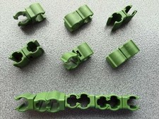 10x Clips für Pflanzstab Rankhilfe Stabverbinder Pflanzenclips Pflanzenbinder 