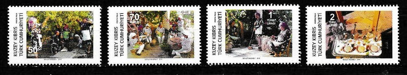 Northern Cyprus 2015 Making of Marzipan Set 4 SC# 787-790 MNH Mint/Never Hinged