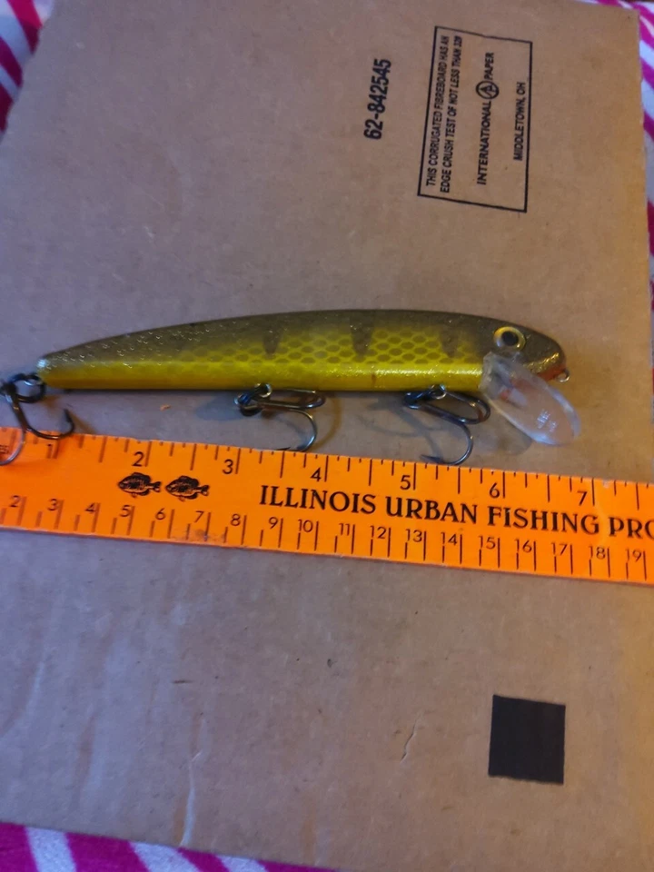 Señuelo Musky Mania Jake J6 marrón/dorado Foto 3 de 4