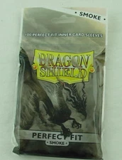 Dragon Shield Perfect Fit Smoke Toploader Inner Card Sleeves (100pcs) ATM13023