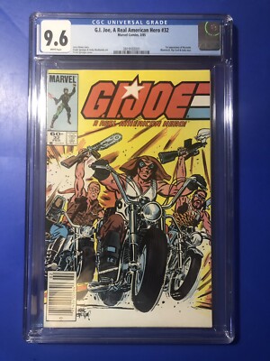 GI JOE A REAL AMERICAN HERO #32 CGC 9.6 NEWSSTAND 1st APPEARANCE LADY JAYE 1985