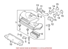 For BMW Genuine Engine Air Intake Hose Left 13717848382