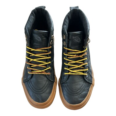 Vans Sk8-Hi MTE Black Gum Leather Men display picture 3