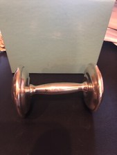 RARE Vintage Lunt Sterling Silver Baby Rattle Barbell Style 3" -48.2g