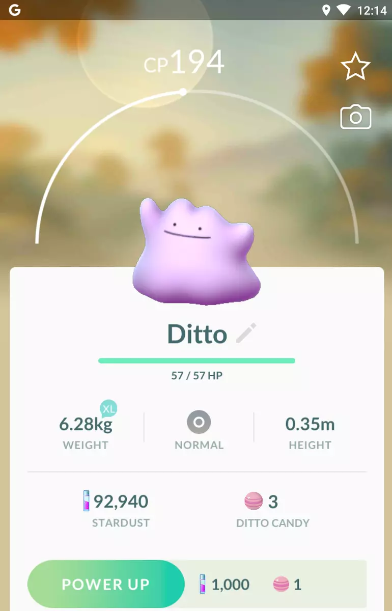 Pokemon Trade Ditto Go - Same Day