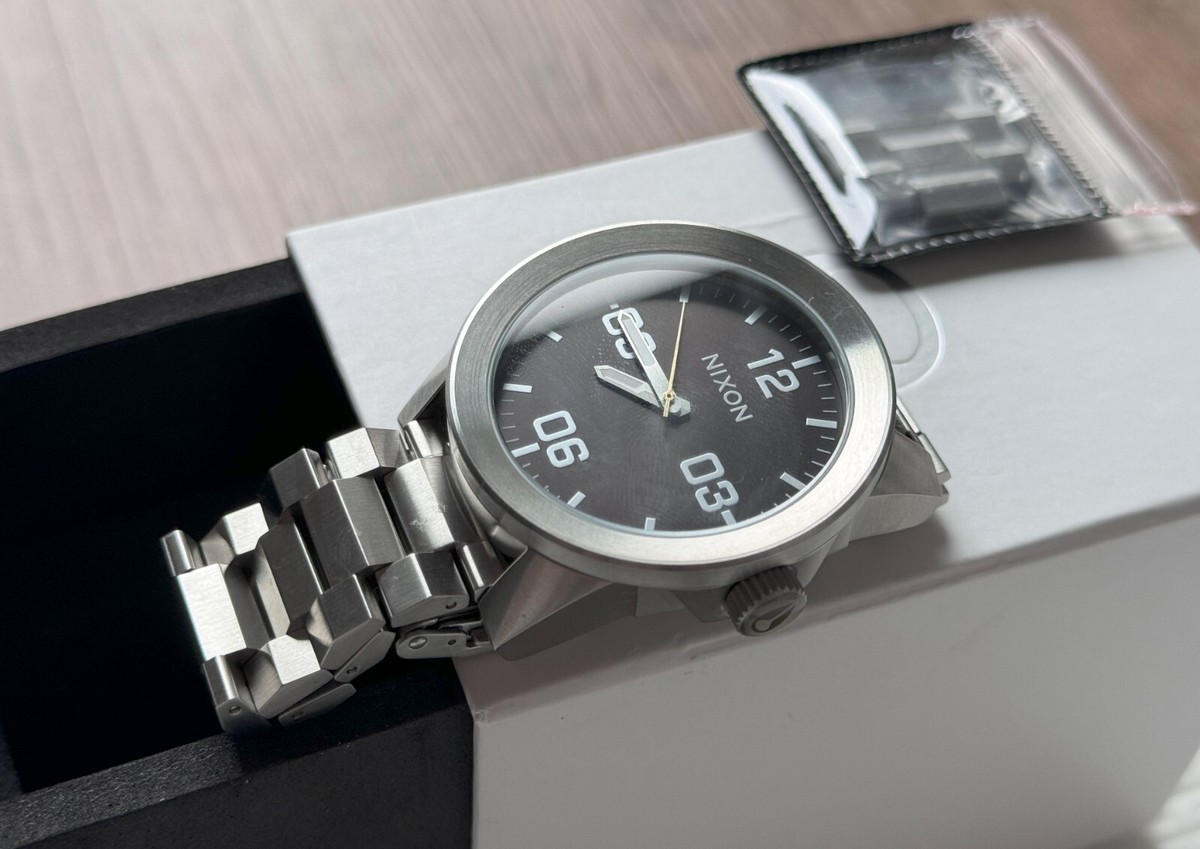 Nixon Watch 100 M STAINLESS STEEL JAPAN MOVEMENT 18F | eBay