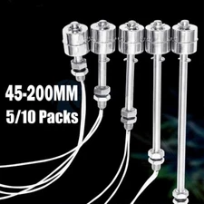 5/10packs Stainless Steel Liquid Water Level Sensor Horizontal Float Switch Tool