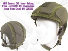 NEW Military Issue Gentex Combat CVC Inner Helmet Liner Size Small NO COMMS PC4