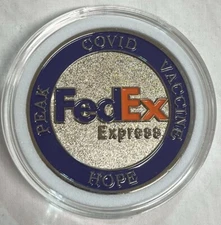 NEW 2020 FEDEX EXPRESS COIN - WHO WE ARE AND WHAT WE DO - BRAVO ZULU - LAST ONES