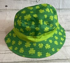 Shamrock Bucket Hat Green Adult One Size St. Patrick's Day NEW WITHOUT TAGS