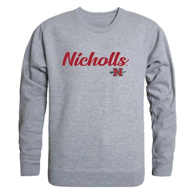 Nicholls State University Colonels NSU Script Crewneck Sweatshirt Sweater