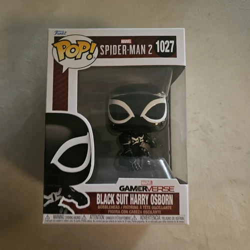 Funko Pop! Spider-Man 2 Video Game Black Suit Harry Osborn Pop! Figure #1027
