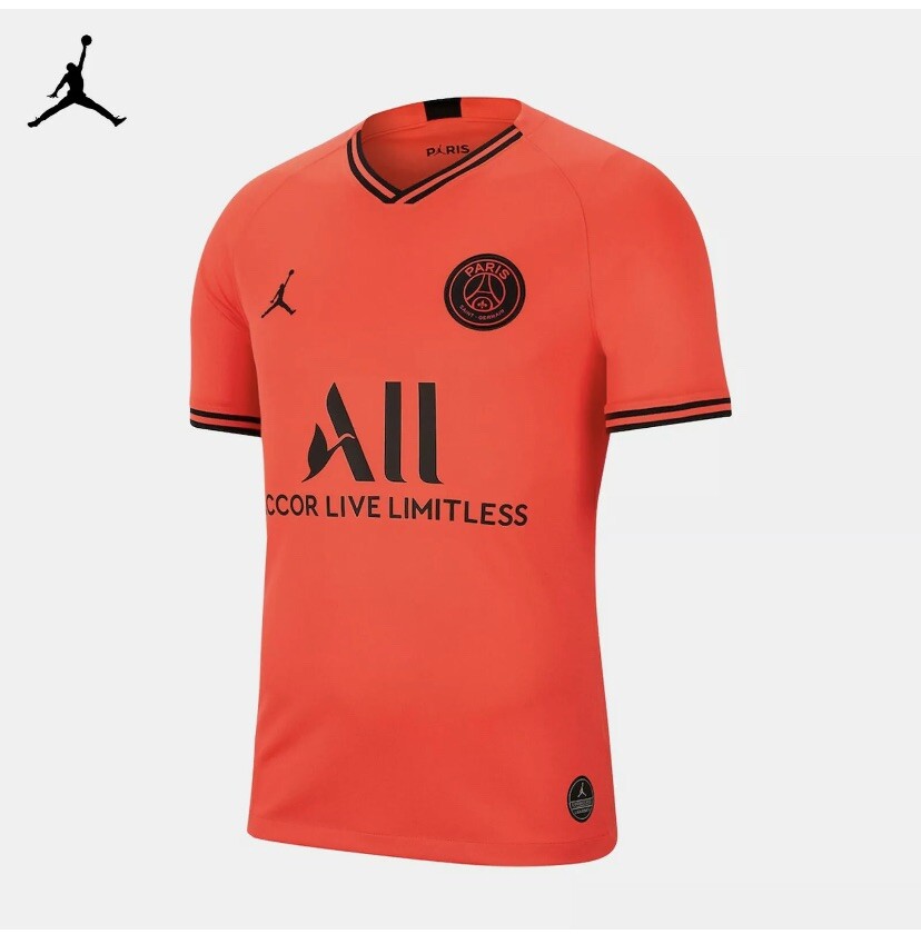 【激レア】19/20 PSG×JORDAN オーセンティックユニフォーム#10 NIKE Air Jordan x PSG Infrared 2020 Away Soccer Jersey AJ5552-613