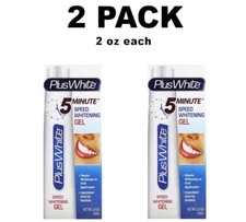 Plus White, 5 Minute Speed Whitening Gel, 2 PACK, 2 oz (56 g) each