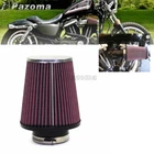 RC-3680 Clamp On Air Filter Oval Tapered Air Cleaner for Harley Glide Touring