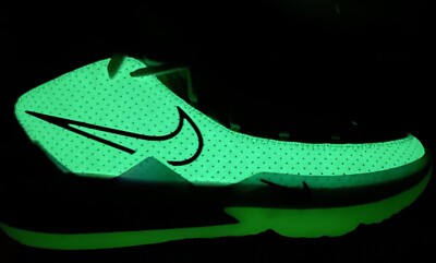 RARE BRAND NEW NIKE LEBRON XVII LOW GLOW IN THE DARK SZ 10 JORDAN 17 FAMILY 22