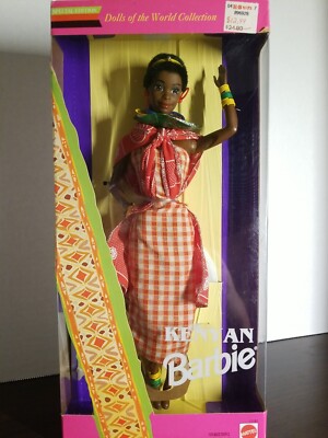 Kenyan Barbie 1993 Mattel Dolls of the World Special Edition 11181 NEW 