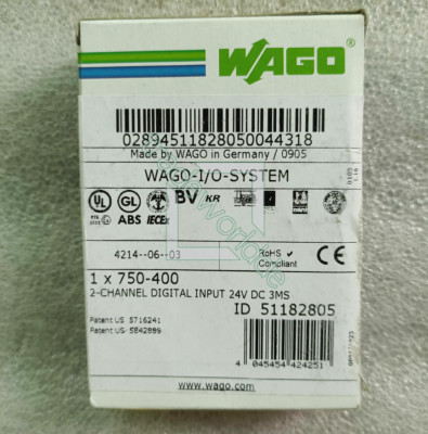 1PC New In Box WAGO 750-400 Analog Input Module
