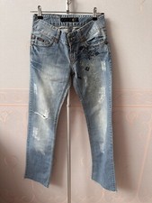 Just Cavalli Vintage style denim blue low rise jeans size 27