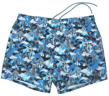 NWOT XXL Men's 6 36 38 TED BAKER Tropical Landscape Lined Swim Trunks in Blue